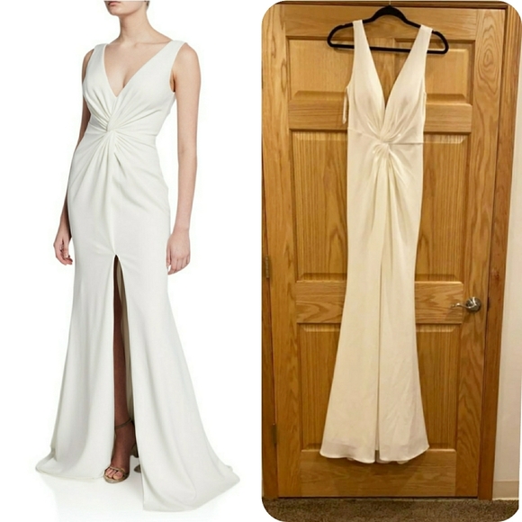 Jovani Dresses & Skirts - Jovani V-Neck Knotted Sleeveless Mermaid Gown